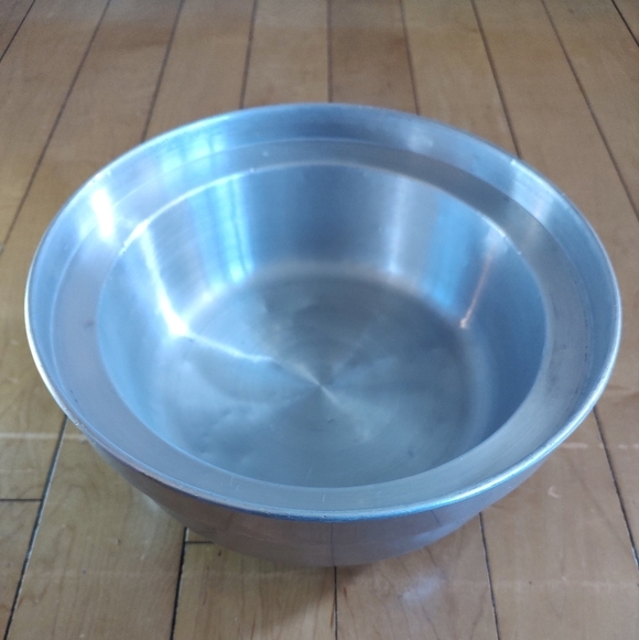 Vintage Nasco Italy Aluminum Hammered Elegant Lidded Serving Bowl Ice Bowl - Picture 5 of 12